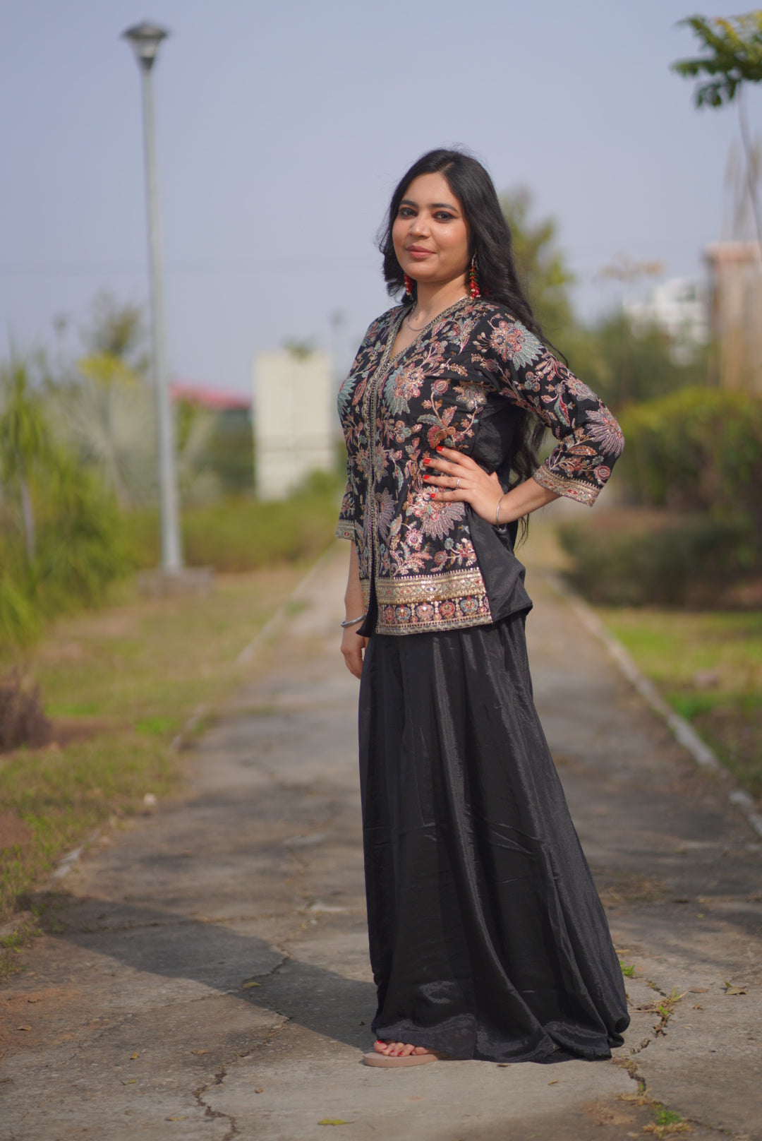 Midnight Grace Jacket Set
