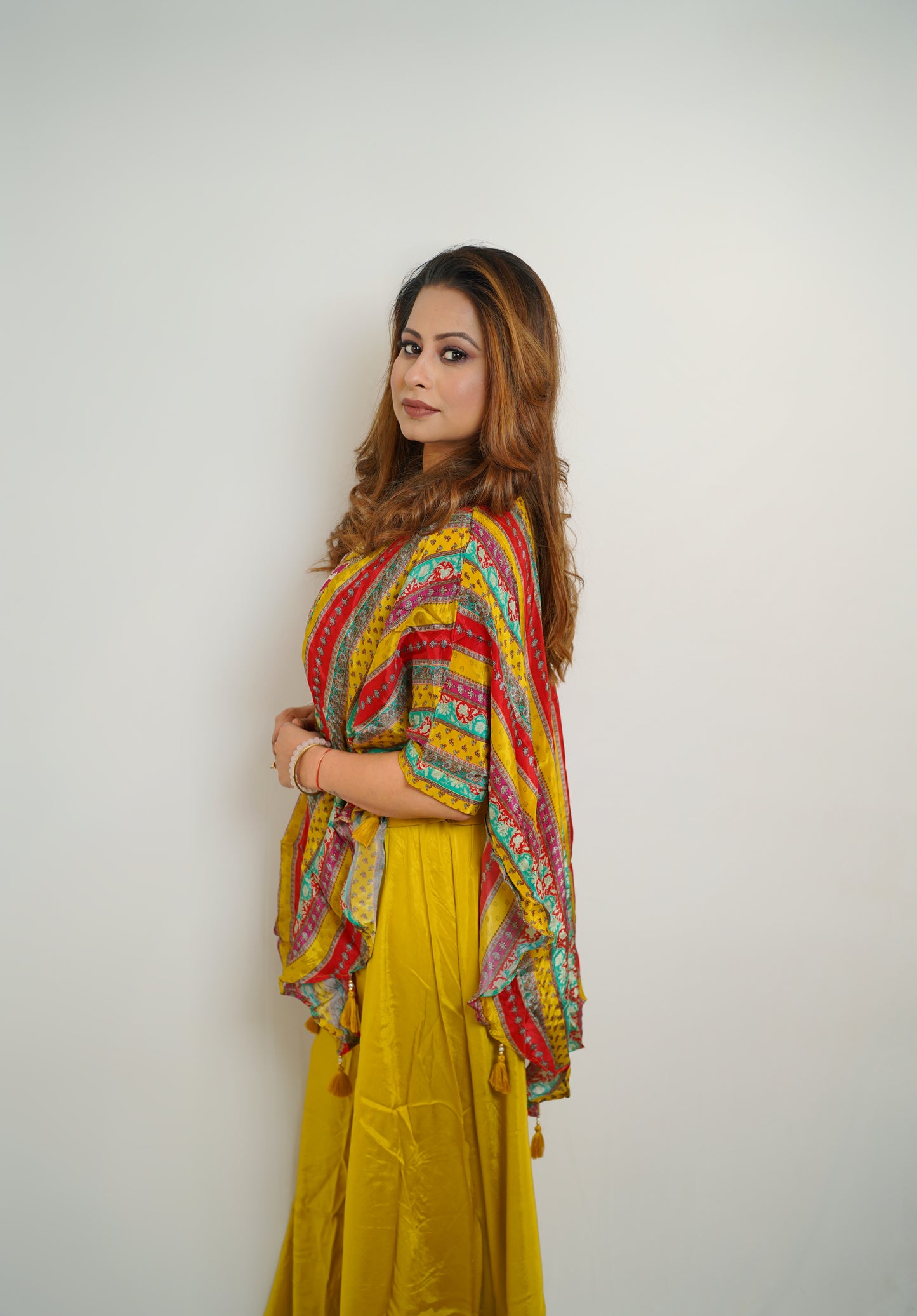 Citrine Jewel Kaftan Ensemble