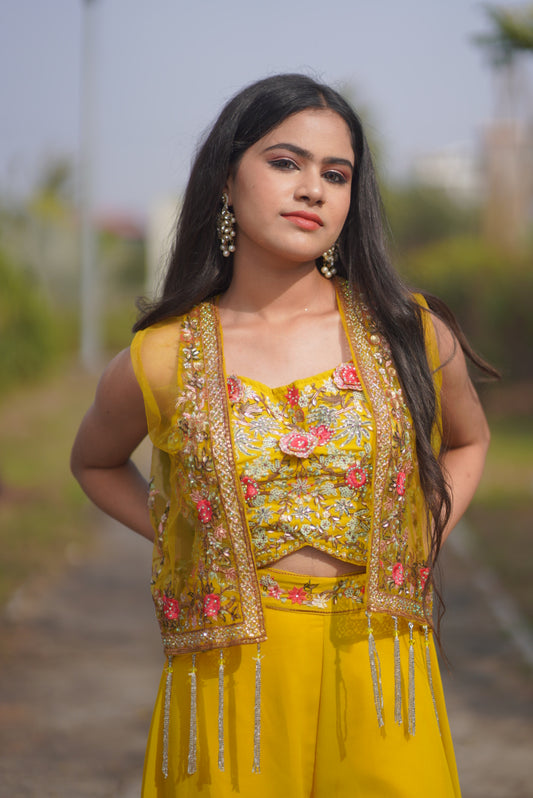 Zariya Sunshine Palazzo Suit