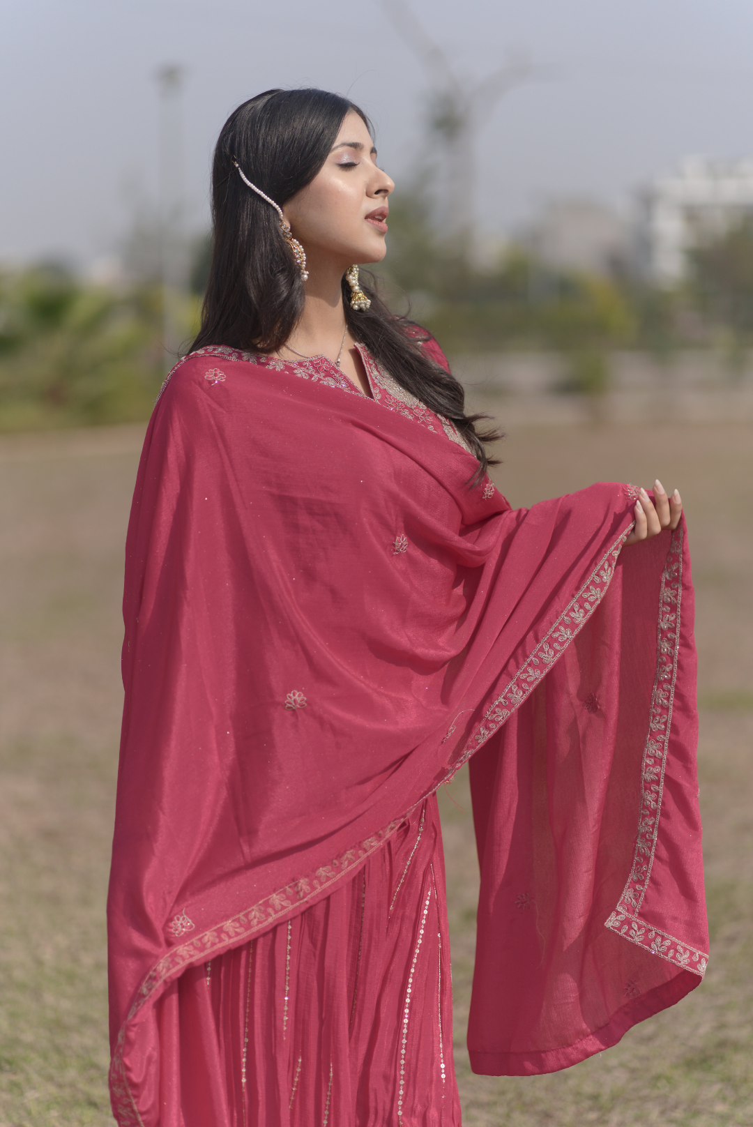 Blush Radiance Sharara Suit