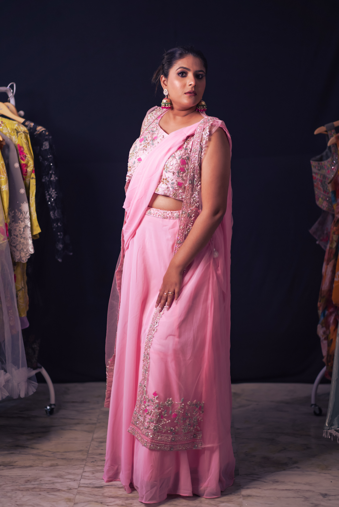 Ethereal Rose Lehenga Set