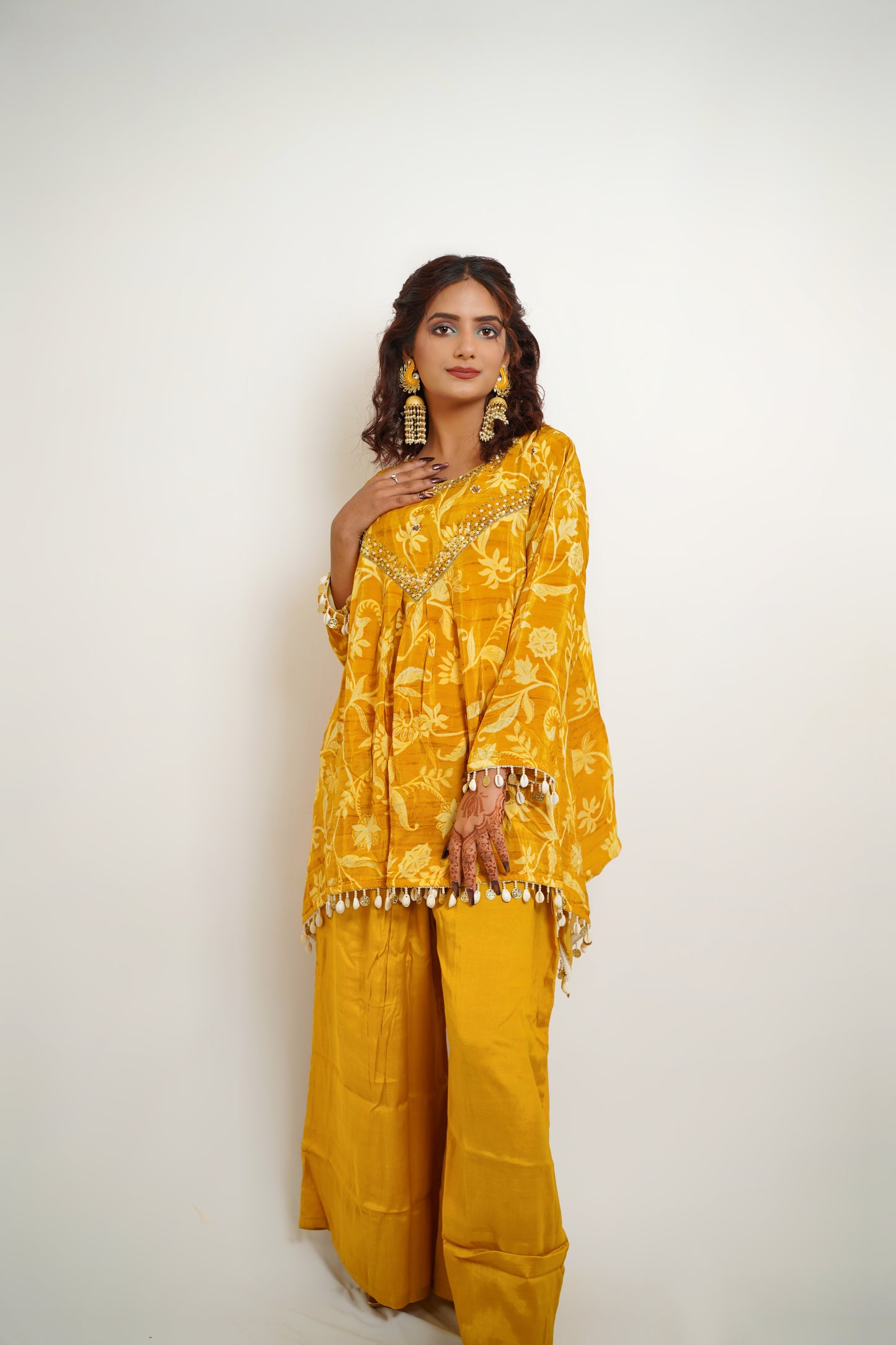 Sunshine Floral Kaftan Set