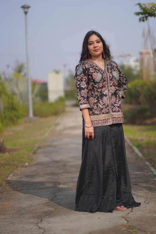 Midnight Grace Jacket Set