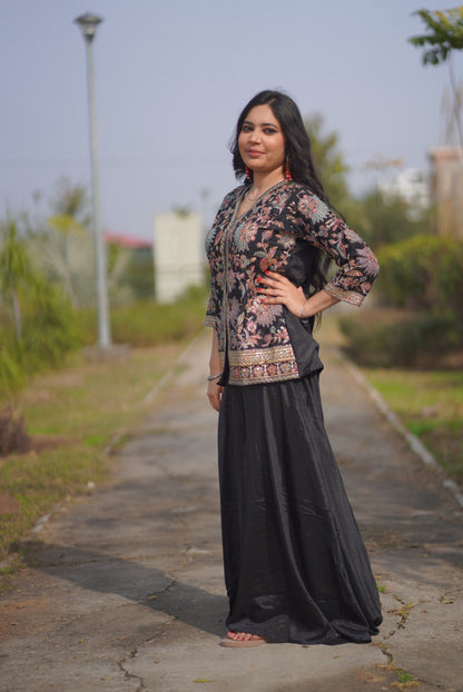 Midnight Grace Jacket Set