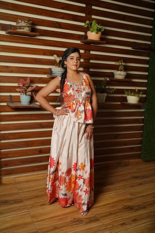 Blossom Elegance Sharara Set