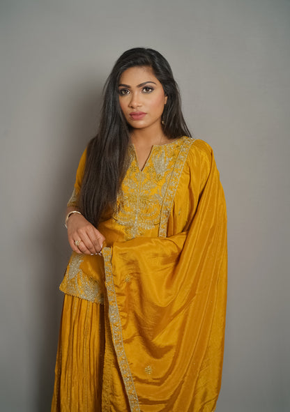 Blush Radiance Sharara Suit