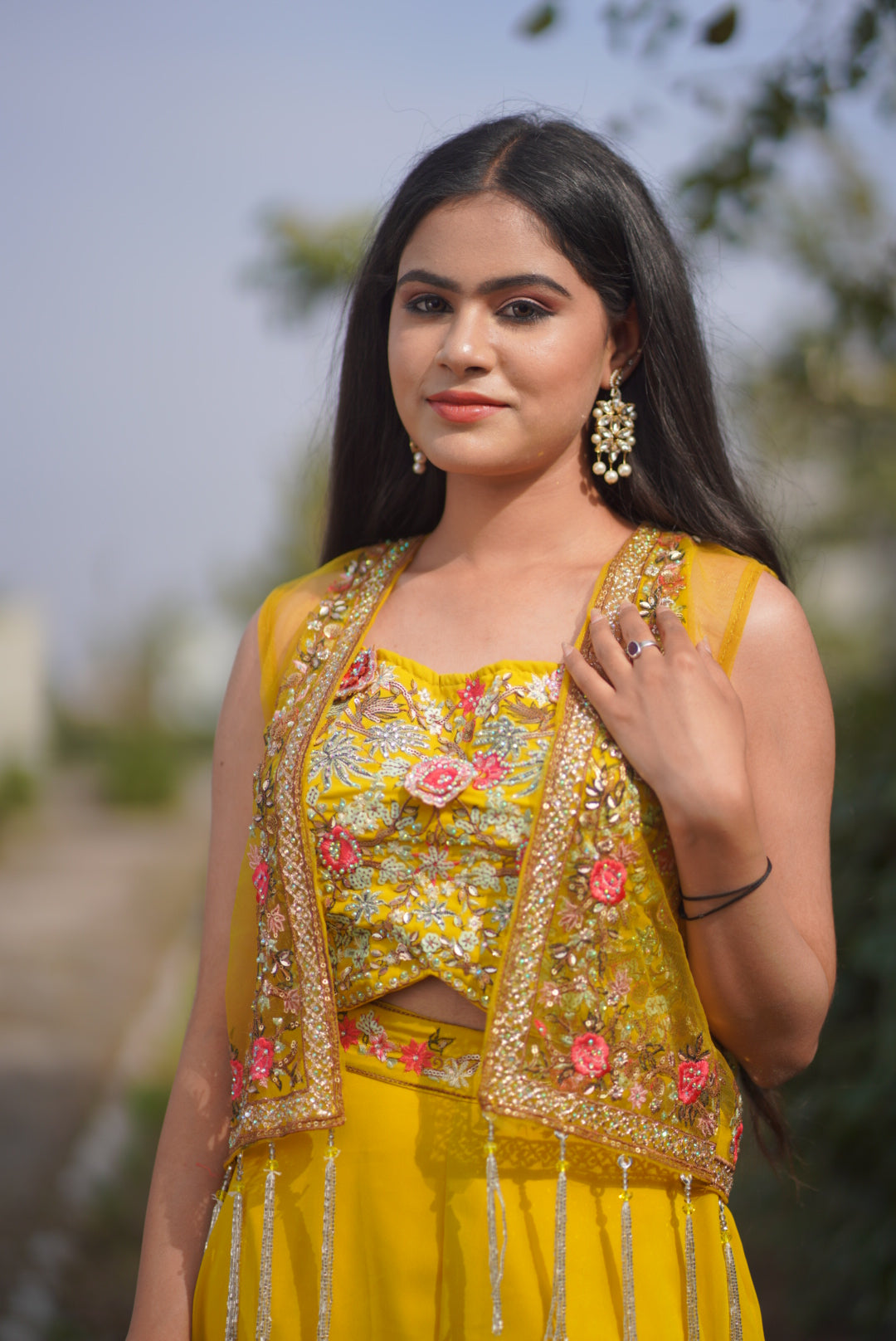 Zariya Sunshine Palazzo Suit