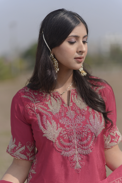 Blush Radiance Sharara Suit