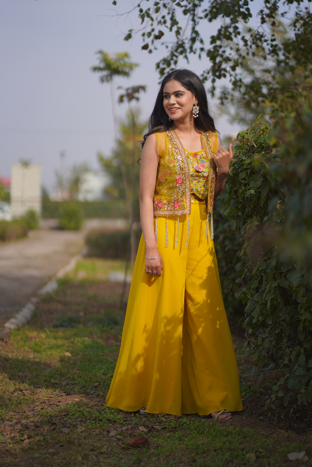Zariya Sunshine Palazzo Suit