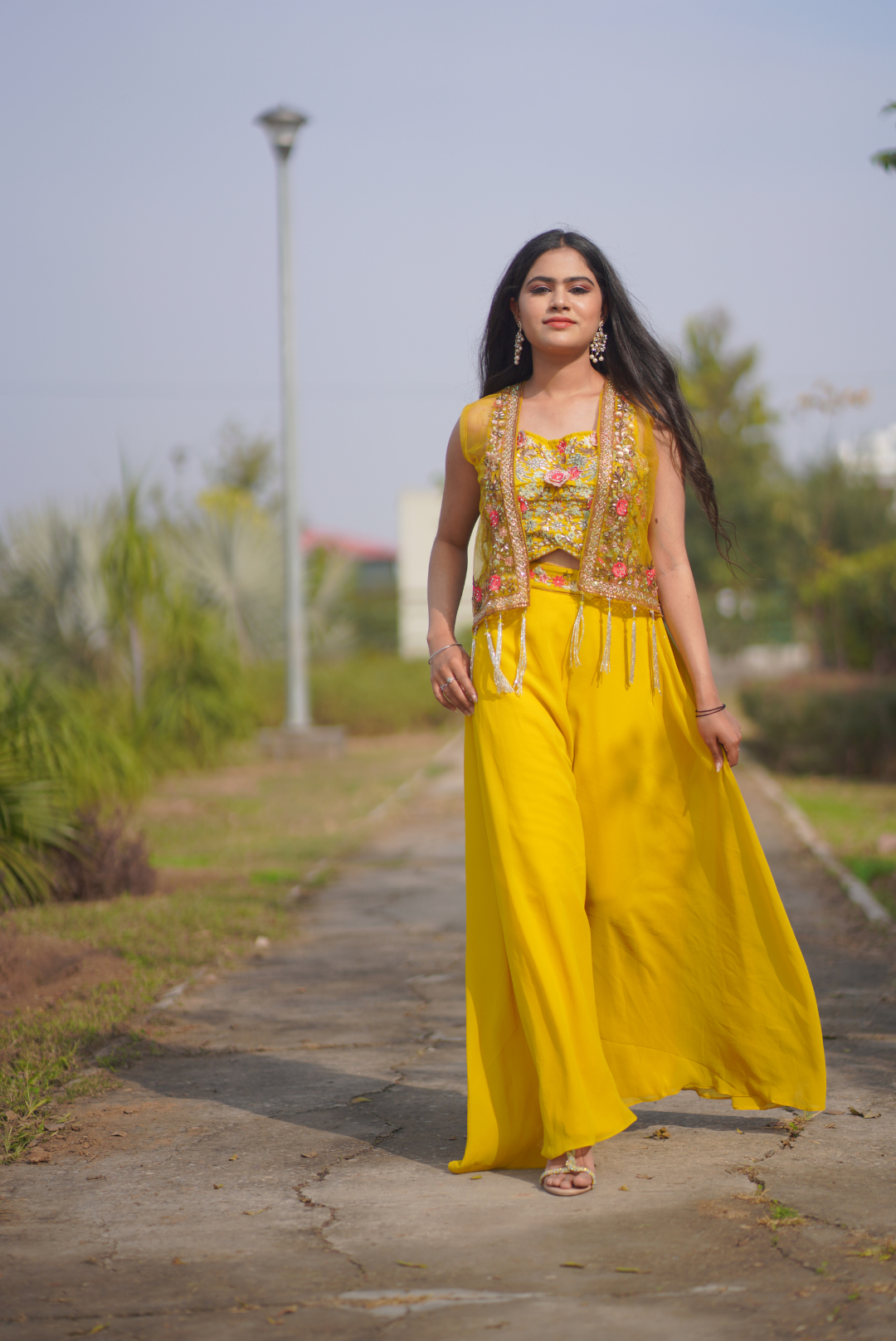 Zariya Sunshine Palazzo Suit
