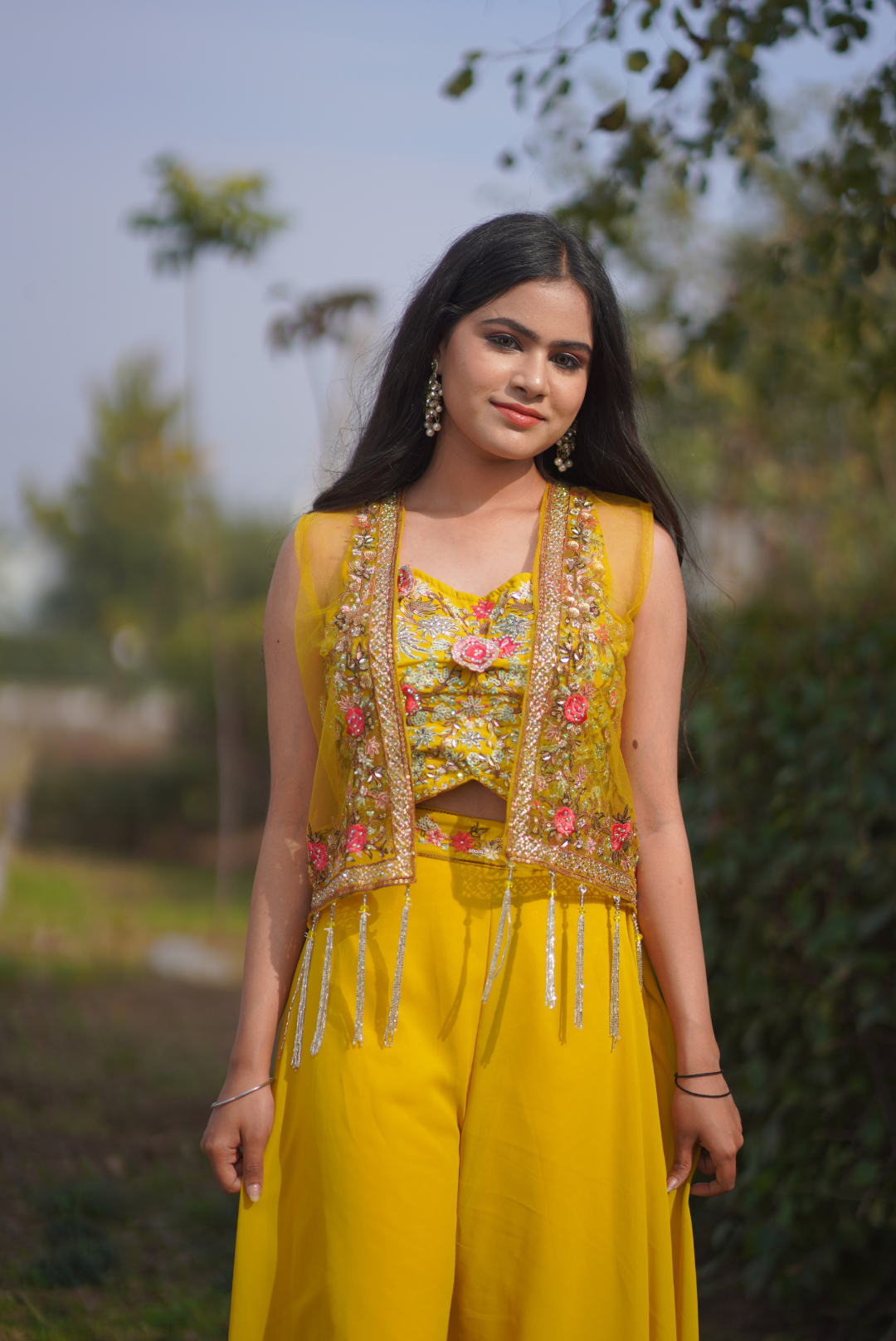 Zariya Sunshine Palazzo Suit