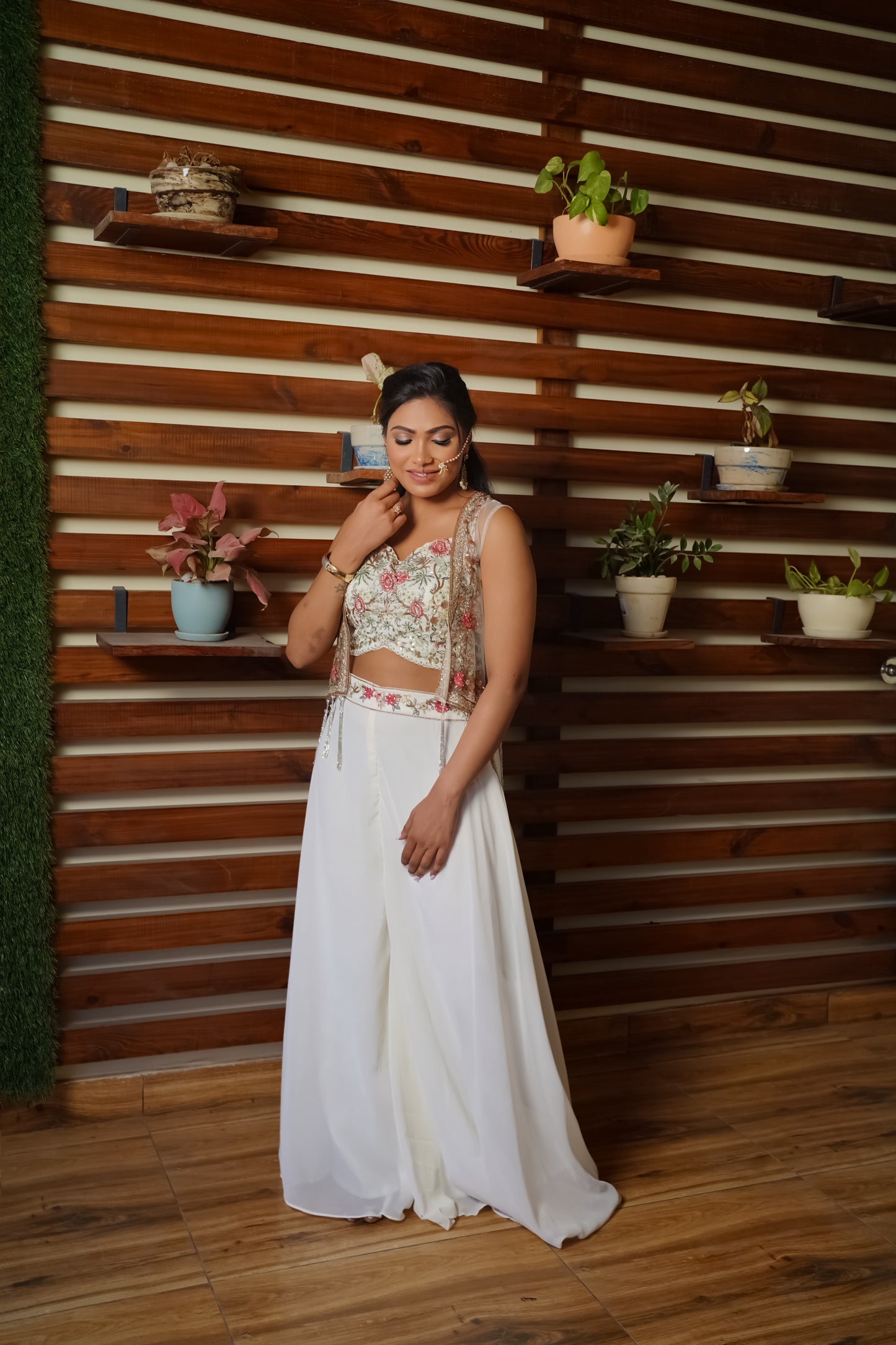 Zariya Sunshine Palazzo Suit