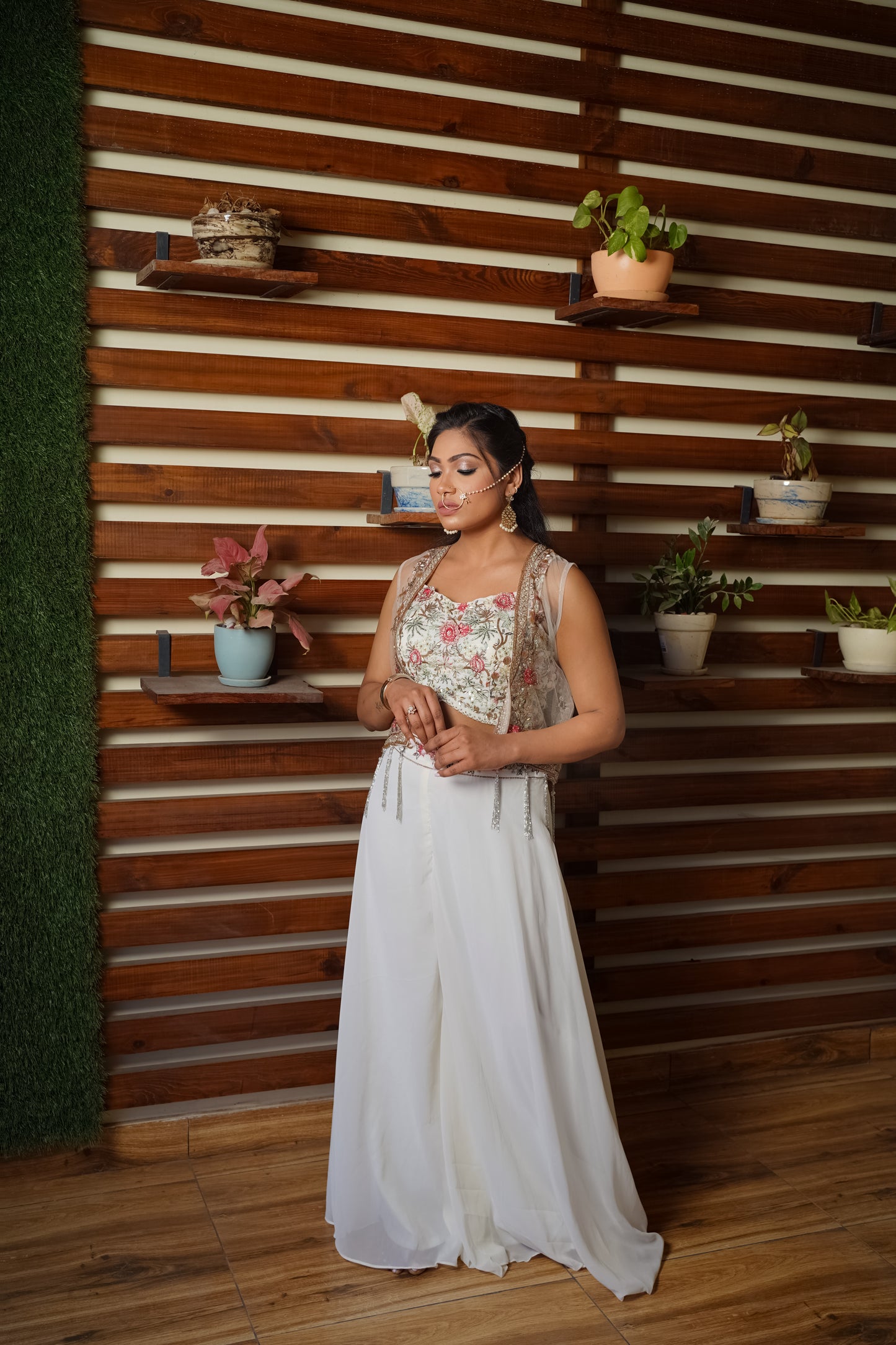 Zariya Sunshine Palazzo Suit
